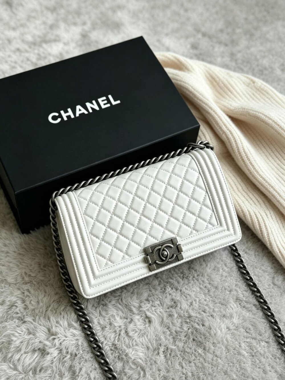 Chanel Boy Medium in Quilted